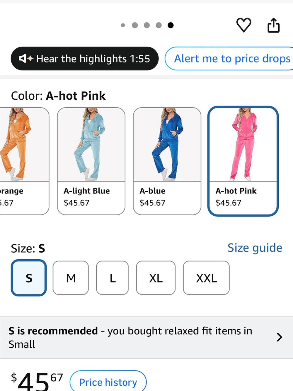Pink Matching Set - Picture 2 of 2